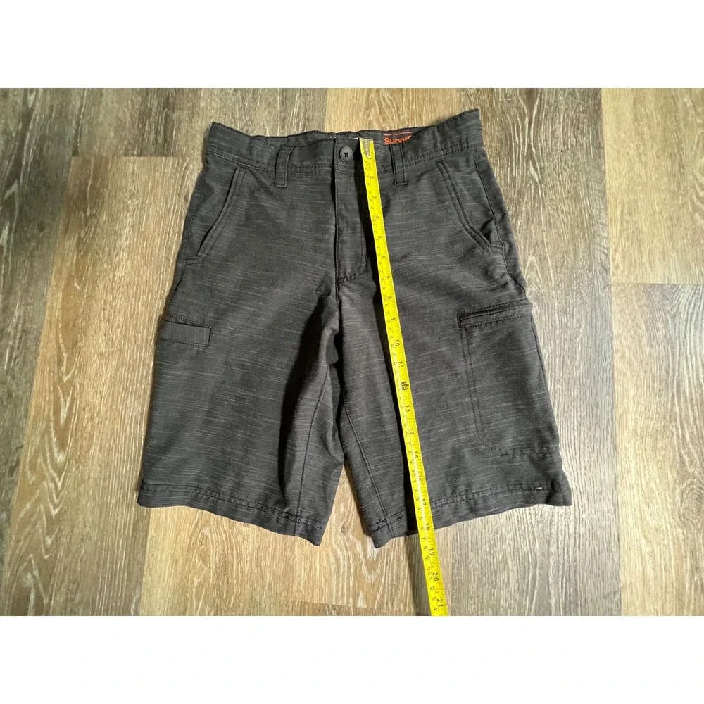 Urban Pipeline‎ Cargo Shorts Boys 14 Grey Excellent SuperFlex Space Dye Utility